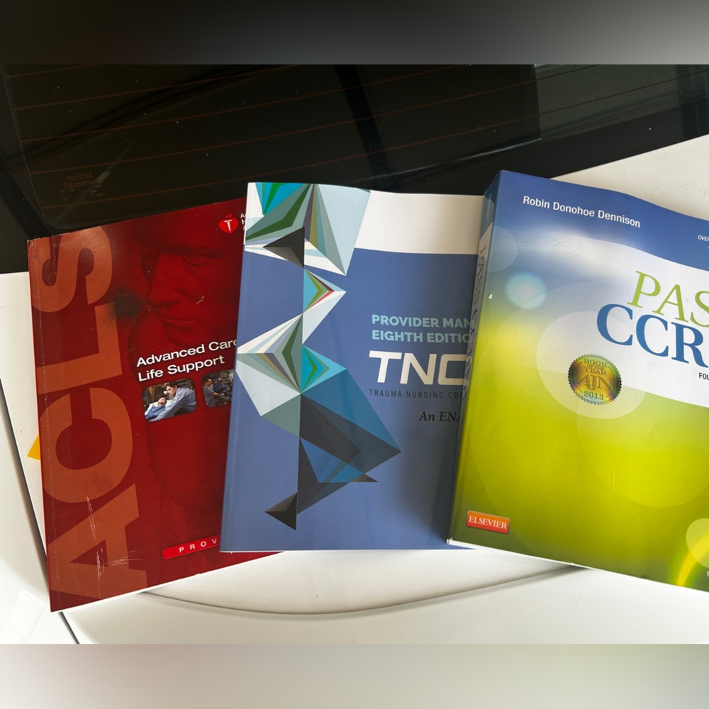 ACLS, TNCC, CCRN 
Excellent condition.